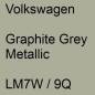 Preview: Volkswagen, Graphite Grey Metallic, LM7W / 9Q.